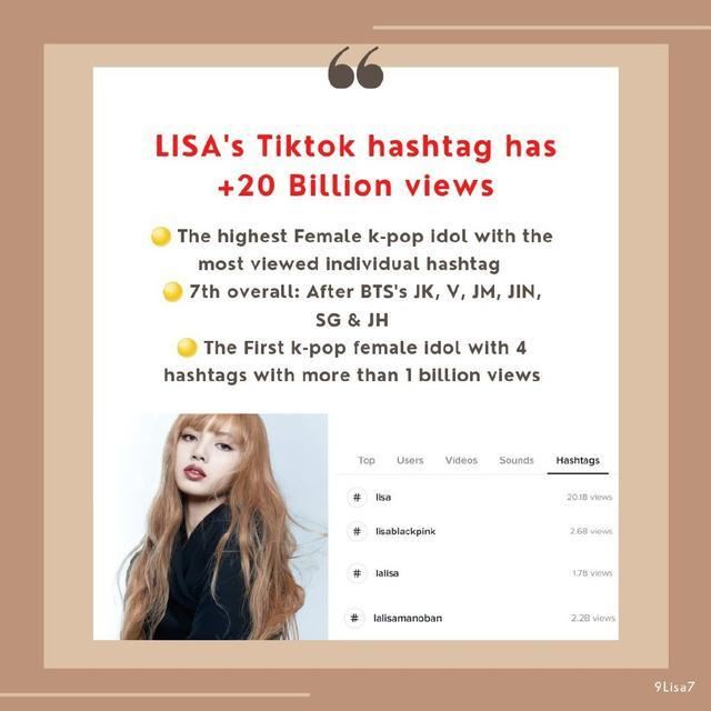 lisa的tiktok名叫什么？